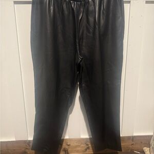 Eloquii Black Ankle Cropped Pants